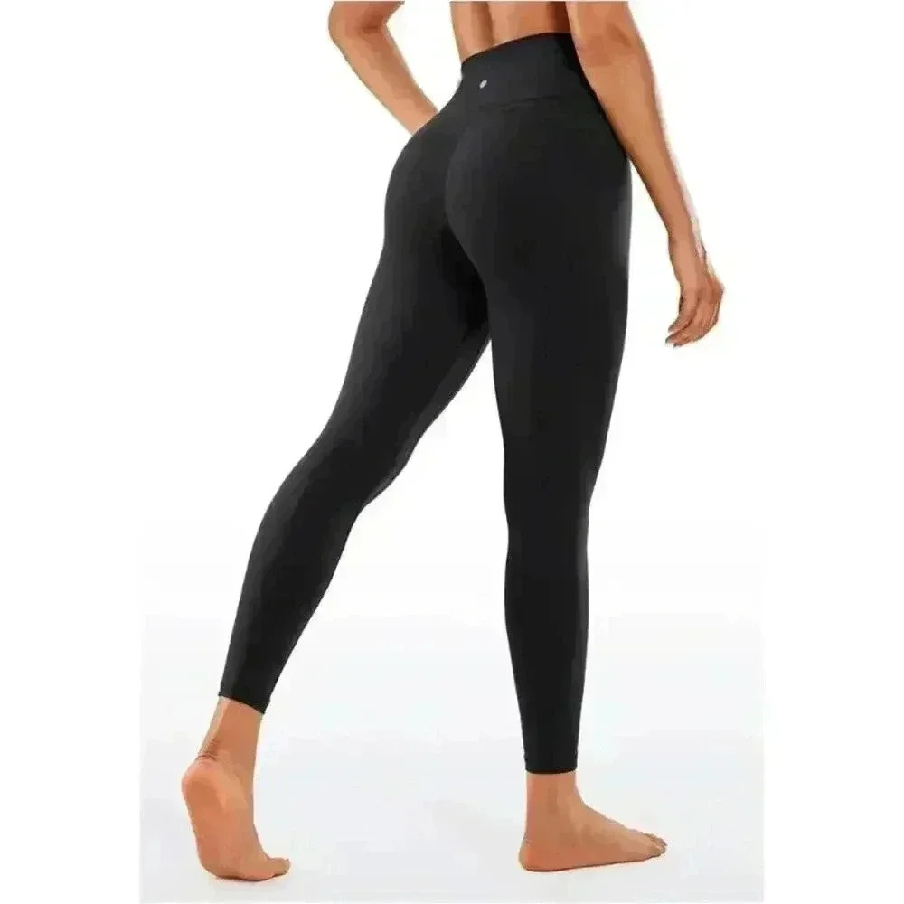 NEW CRZ Yoga Leggings Size XL Gray Camo High Waist 7/8" Compression Naked Feel - Picture 5 of 5